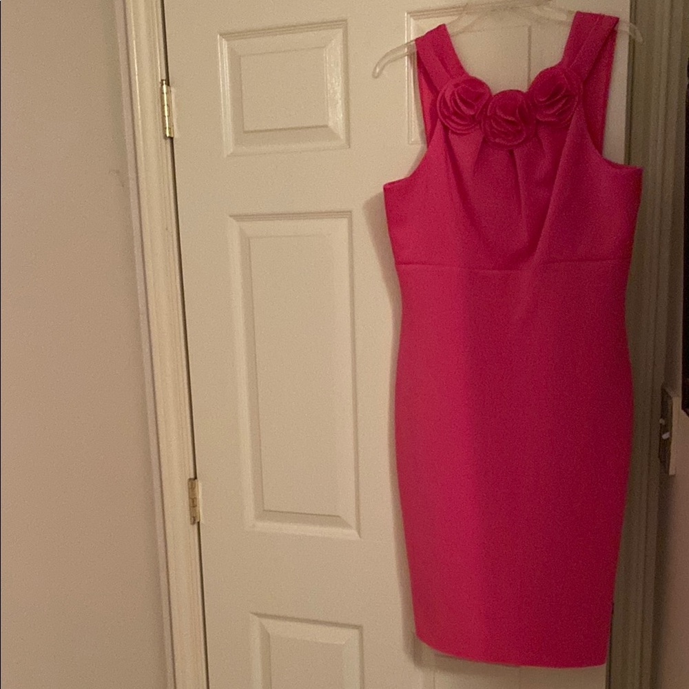 Jason Wu Pink Halter Sheath Midi Dress